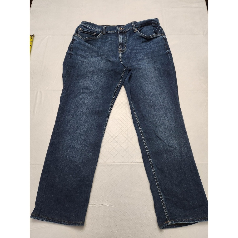 7 For All Mankind Austyn Jeans Mens 34x29 Blue‎ Relaxed Straight Leg Denim